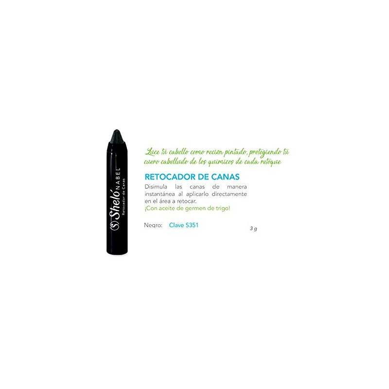 Retocador de canas, disimulador de canas con ingredientes naturales tonos