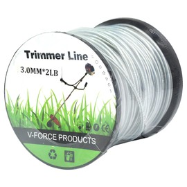 BGTOOL .120" Round Trimmer Line Universal Steel Wire Grass Trimmer Wire Rope Cord Line Heavy Duty Strimmer Brushcutter Trimmer Replacement Spool (2LB)