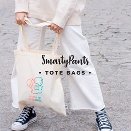 SmartyPants Attack on Titan Tote Shopper Bag Birthday Christmas Anime Manga Post-Apocalyptic Eren Jaeger 100% Cotton Black Colour Present Gift Idea