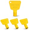WedDecor 4 Pack Plastic Gas Meter Box Key – Triangle