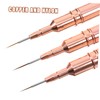 SAFIGLE 3pcs Pull Line Brush Set for Nail Art Easy