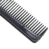 Black Plastic Head Narrow Fine Teeth Hair Comb Beauty Tool,