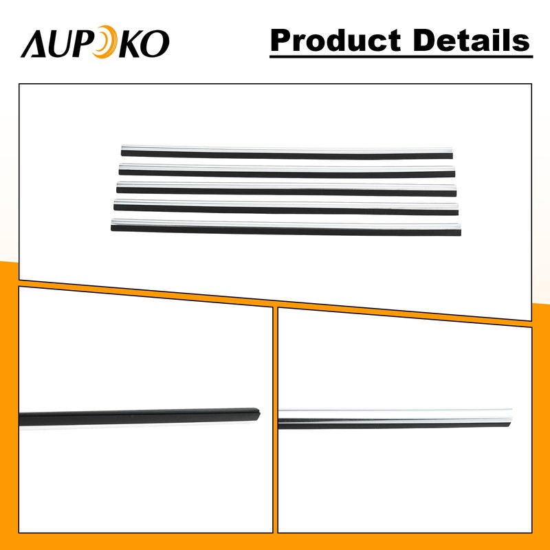 Aupoko 20Pcs Car Vent Decorative Strips, PVC Air Vent Trim