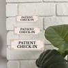 Standard Plus Patient Check-In Door or Wall Sign | Office