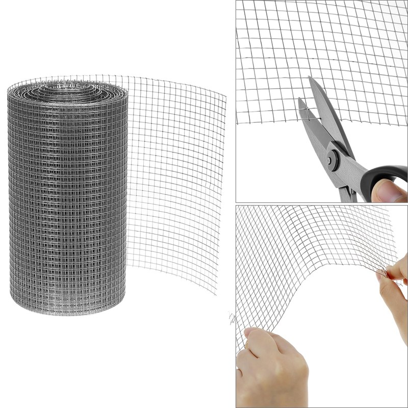 QWORK® 6m x 200mm Rodent Wire Mesh, 304 Stainless Steel
