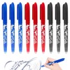 YYTECH Erasable Ballpoint Pen, Pack of 9, Coloured Rollerball Pen