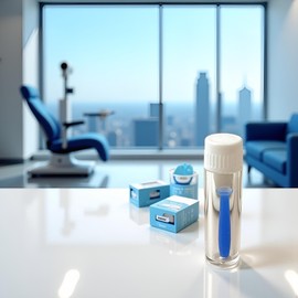 Blue Soft Silicone Contact Lens Insertion Remover Tool,Contact Lenses Suction Holder,Plunger Remover Soft and Hard Lenses Portable Tool Supplies Contact Lens Applicator,Contact Lens Care Accessories