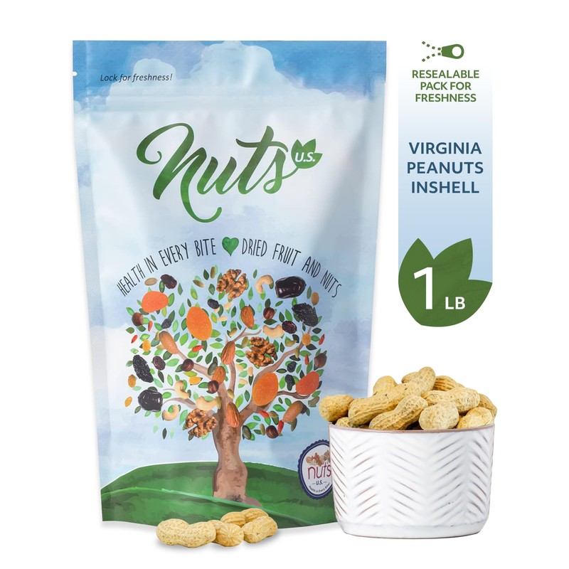 NUTS U.S. - Peanuts In Shell | USA Grown, Non-GMO