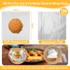 Sublaga 130 Pack Insulation Sandwich Wrapping Paper Aluminum Foil Sheets