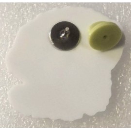 Shih Tzu Dog Gorgeous Flat Acrylic Pin Tac Jewelry