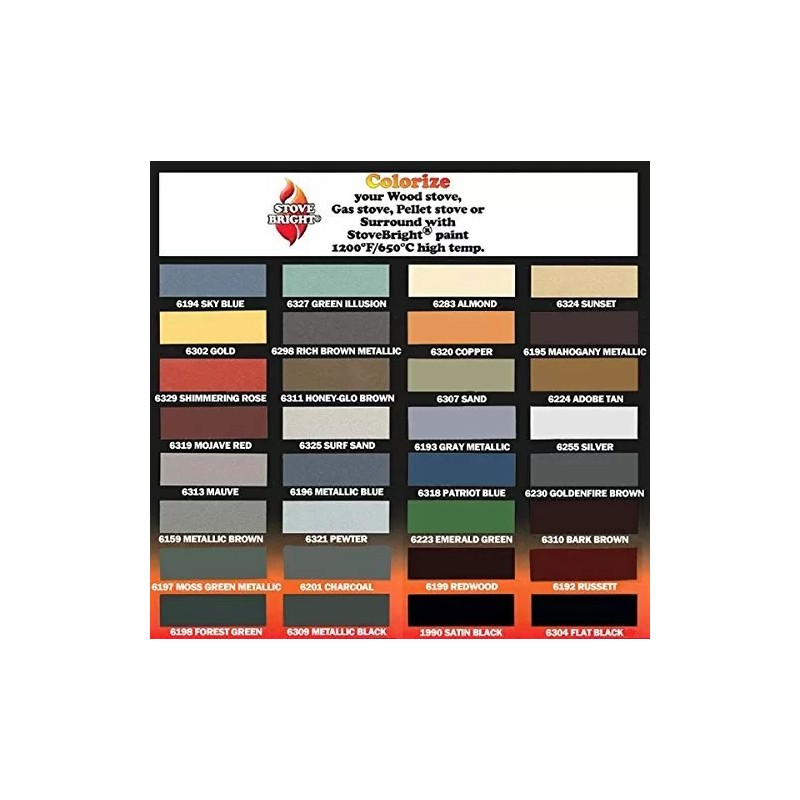 STOVE BRIGHT High Temp. Paint SHIMMERING ROSE #6329