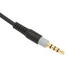 Coiled Headphone Cable Replacement Headset Sound Cord with Volume Key