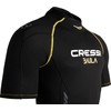 Cressi Baula 2.5 mm Man, Black/Yellow, M