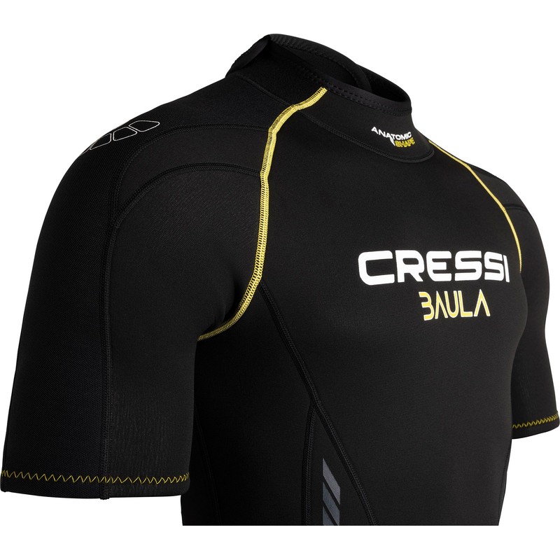 Cressi Baula 2.5 mm Man, Black/Yellow, M