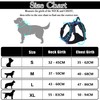 Funfox Dog Harness Large Dog, 2 Clips No Pull Vest