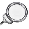 Desk Clip Clamp Flexible Magnifier Adjustable LED Magnifying Glass Jewelry