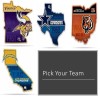 Rico Industries New Orleans Saints Pennant State Shape 18 Inch