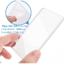NITONAMI [Set of 30] Top Loader, Card Holder, Card Loader, Hard Case, Hard Card Case, Loader, Hard, Scratch-Resistant, Storage, PVC Material, Ultra Transparent, Clear White