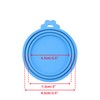 Oedema 6 Pcs Can Lids Pet Food Can Cover Universal