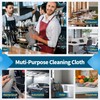 FIXSMITH Grey Microfiber Cleaning Cloth -Pack of 12, Highly Absorbent