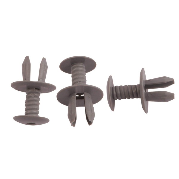 20 x Trim Panel Lining Clips Dark Grey Compatible For