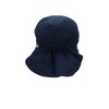 Sterntaler Unisex Children's Peaked Cap with Neck Protection, No Ties,
