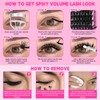 Lash Clusters Kit 8 Styles 1464Pcs Wispy Eyelash Clusters Kit