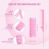 28 Pieces Hair Roller, 0.6 Inch/ 1.5 cm Small Size