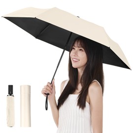 日傘【業界初！段階収納·JIS認証】uvカット 100% 完全遮光 折り畳み 199-215g 超軽量 安全式自動開閉 コンパクト 折りたたみ日傘 大きい 晴雨兼用 熱中症対策 日焼け止め 肌を守る 紫外線遮断 耐風撥水 携帯便利 レディース/メンズ/子供/大人兼用 お祝い 誕生日プレゼント