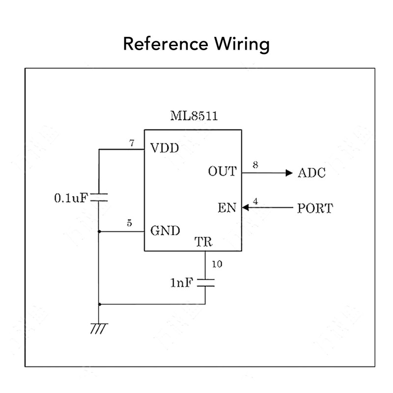 UV Sensor Module GY 8511 ML8511 Analog Output Ultraviolet Light
