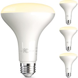 LED Flood Light Bulb Indoor, Dimmable BR30 Recessed Can Light Bulbs, 65 Watt Equivalent Efficient 9W, Warm White 3000K, E26 Standard Base, 800 LM 15000 Hour Lifetime, for Ceiling, Kitchen, 4 Pack