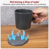 Pndeyo Water Absorbing Stone Coasters, Fast Drying Diatomite Cup Tray,