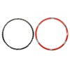 Steering Wheel Emblem Ring Carbon Fiber Look Simple Cool Replacement