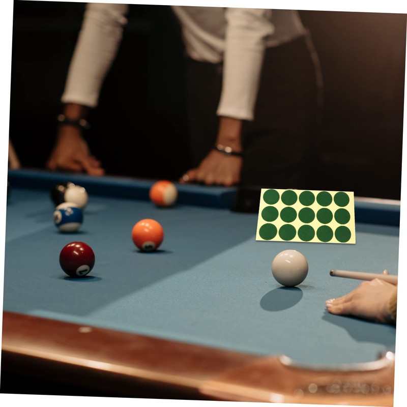 Kisangel 5sets Snooker Pool Table Necessity Billiard Table Sticker Set