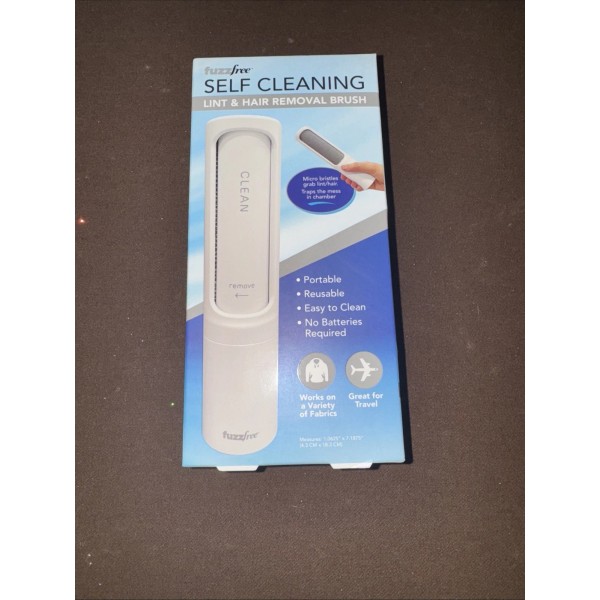 FUZZFREE Self Cleaning Lint & Hair Removal Brush No Batteries