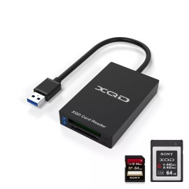 Bawanfa XQD Card Reader, USB 3.0 XQD/SD Card Reader Dual Slot Memory Card Reader 5Gpb...