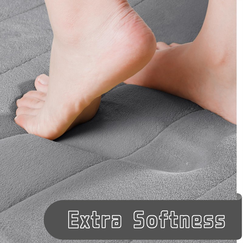 Yimobra Yimobra Memory Foam Bath Mat Set, Non Slip Super