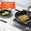 IMUSA Nonstick Ceramic Cookware Set 4-Piece 8in/10in with Soft-Touch Handles,