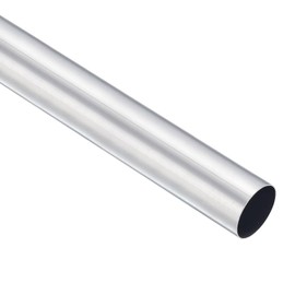TA-VIGOR 1Pc 6063 Aluminum Round Tube, 28mm OD 25mm ID 300mm Length Metal Seamless Straight Tubing Aluminum Pipe for Home Furnishing, Machinery, DIY Handicraft
