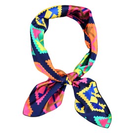 MAIRY Satin Scarf Bandana Small Square Pattern Head Neckerchief Handbag Wraps Hair Scarfs Sleeping Headscarf Headdress 21 Inches Scarves, GBS05111