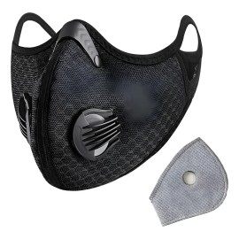 Mascarilla Facial Reutilizable For Adultos Con Válvula De .