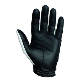 Hirzl Trust Feel Golf Gloves Womens Right Hand Glove (Left Handed Golfer) Smooth Palm Kangaroo Leather Small Best Grip Long Lasting White/Black