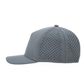 Billest Gilbert Youth Snapback Hat | 5 Panel Blank Cap for Kids | Breathable & Lightweight | Curved Bill (Age 4 to 12 Years) (Dark Grey)