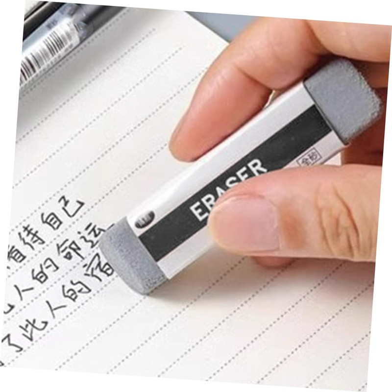 STOBOK Pack of 2 Portable Sand Eraser Pens for Classroom