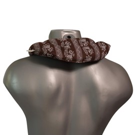 Rapeseed Neck Pillow with Chambers Flower Brown - Rapeseed Cushion - Neck Pillow - Heat Cushion for Neck