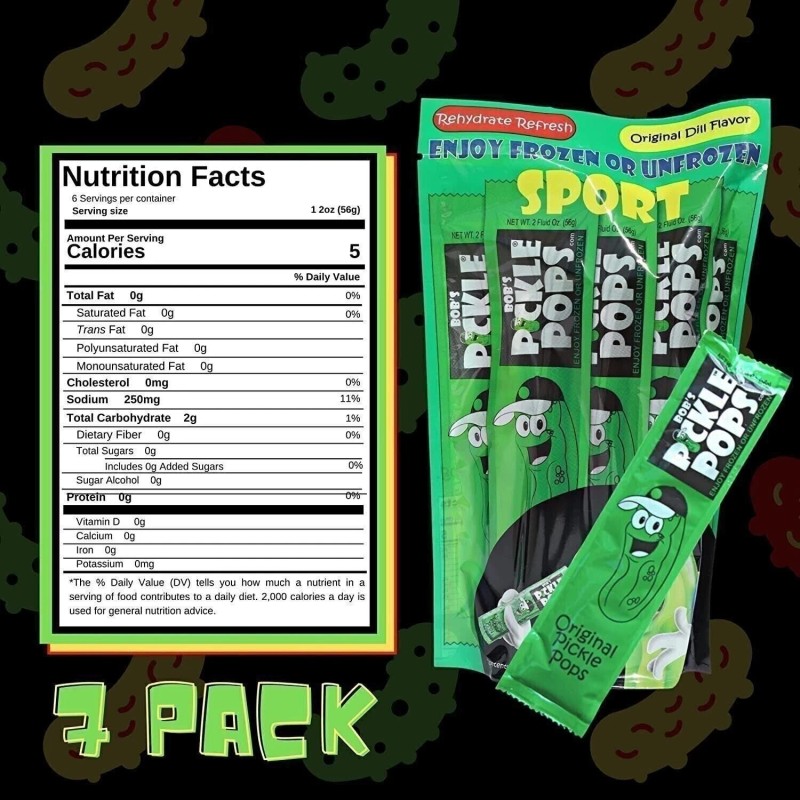 Bob's Pickle Pops Bobs Pickle Pops Sport Original Dill -