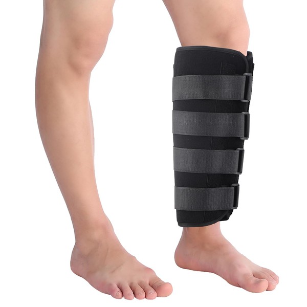 FILFEEL Calf Support, Shank Brace Strap Tibia and Fibula Fracture Orthosis External Fixation for Reduce Pains
