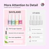 SAVILAND Dip Powder Liquid Set: 4 Pcs Nail Dip Liquid