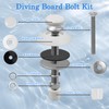 IWIWE 67-209-911-SS Pool Diving Board Bolts Mounting Kit Replacement for
