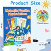 Magnetic Fraction Educational Puzzle(22X18cm), Fraction Fun Math Memory Cards